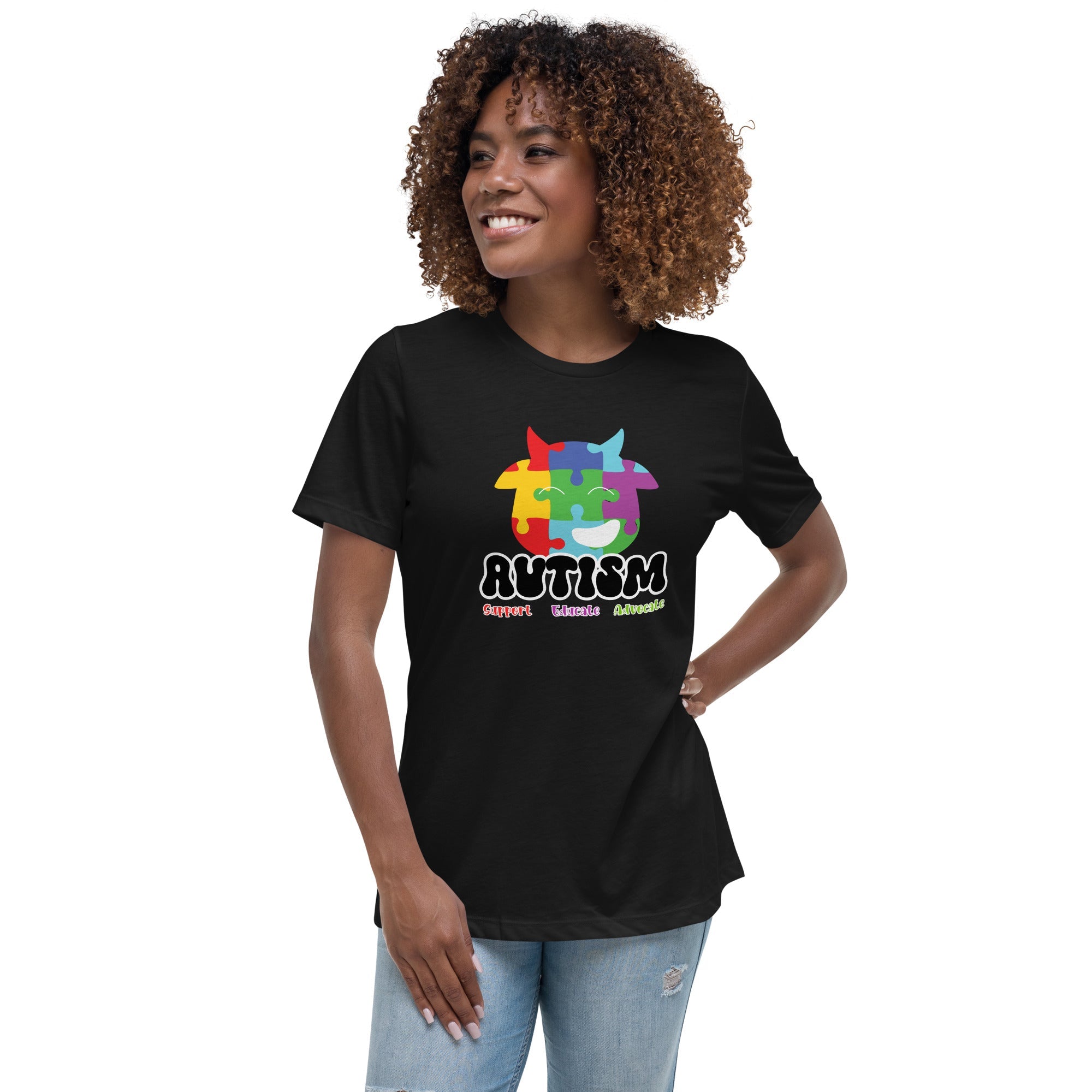 Women's Autism Advocate Custom T-Shirt - Kicks Shoelaces