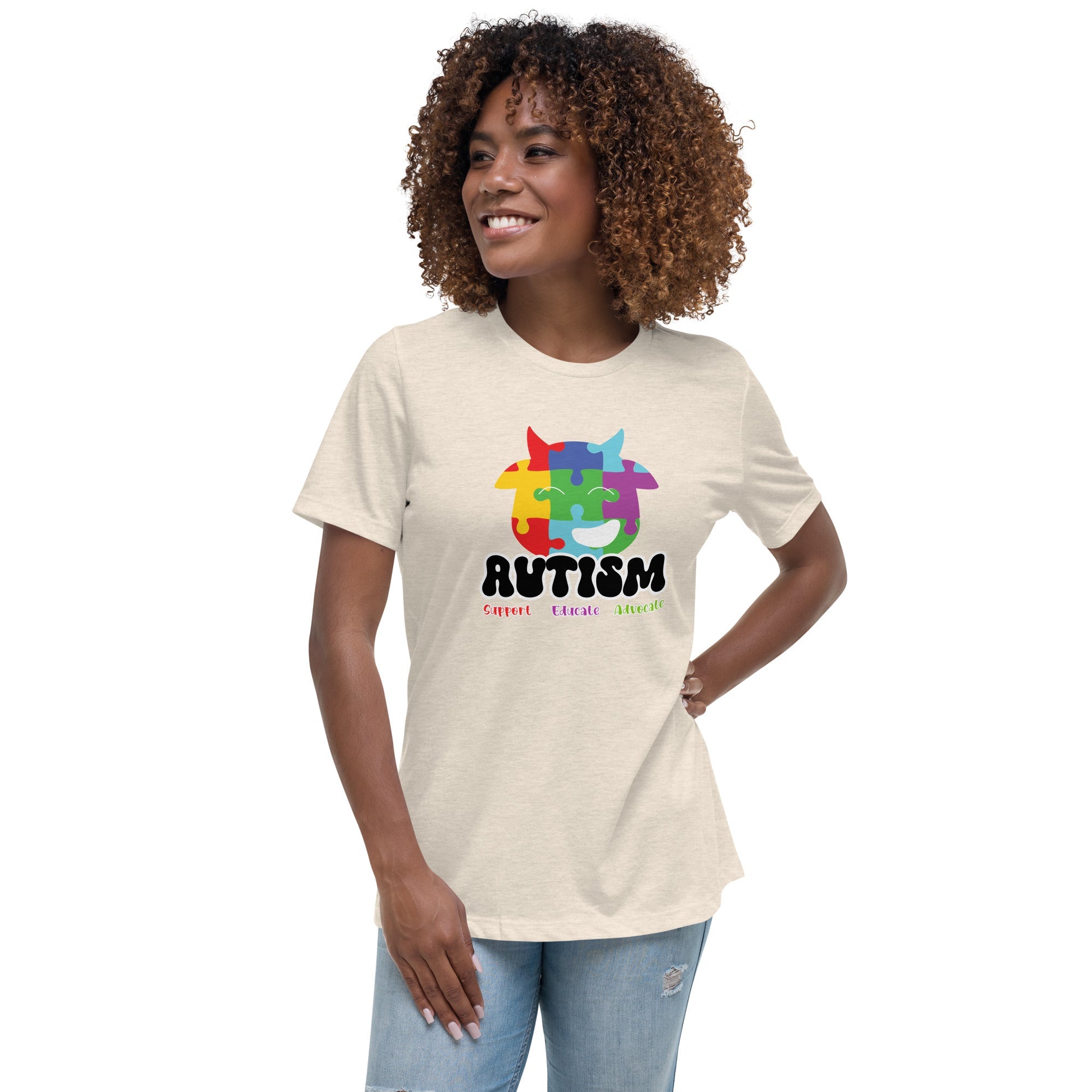 Women's Autism Advocate Custom T-Shirt - Kicks Shoelaces