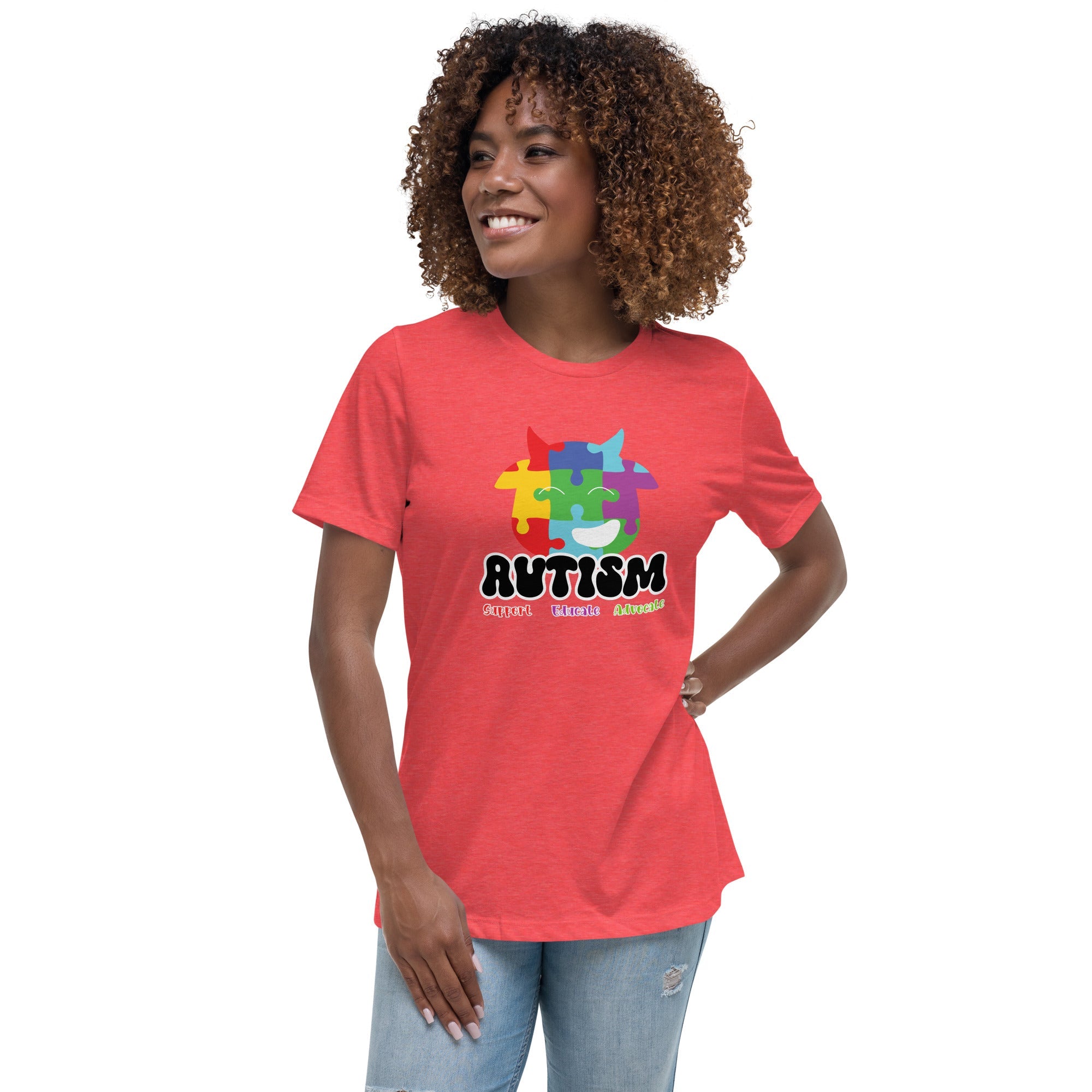 Women's Autism Advocate Custom T-Shirt - Kicks Shoelaces