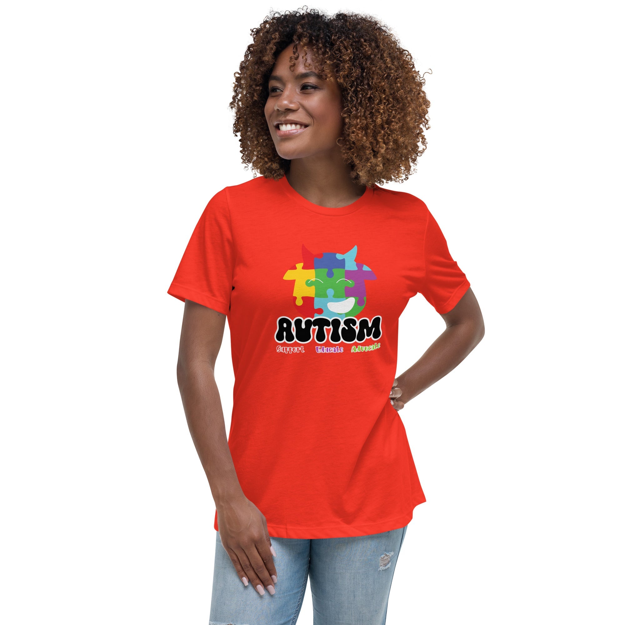 Women's Autism Advocate Custom T-Shirt - Kicks Shoelaces