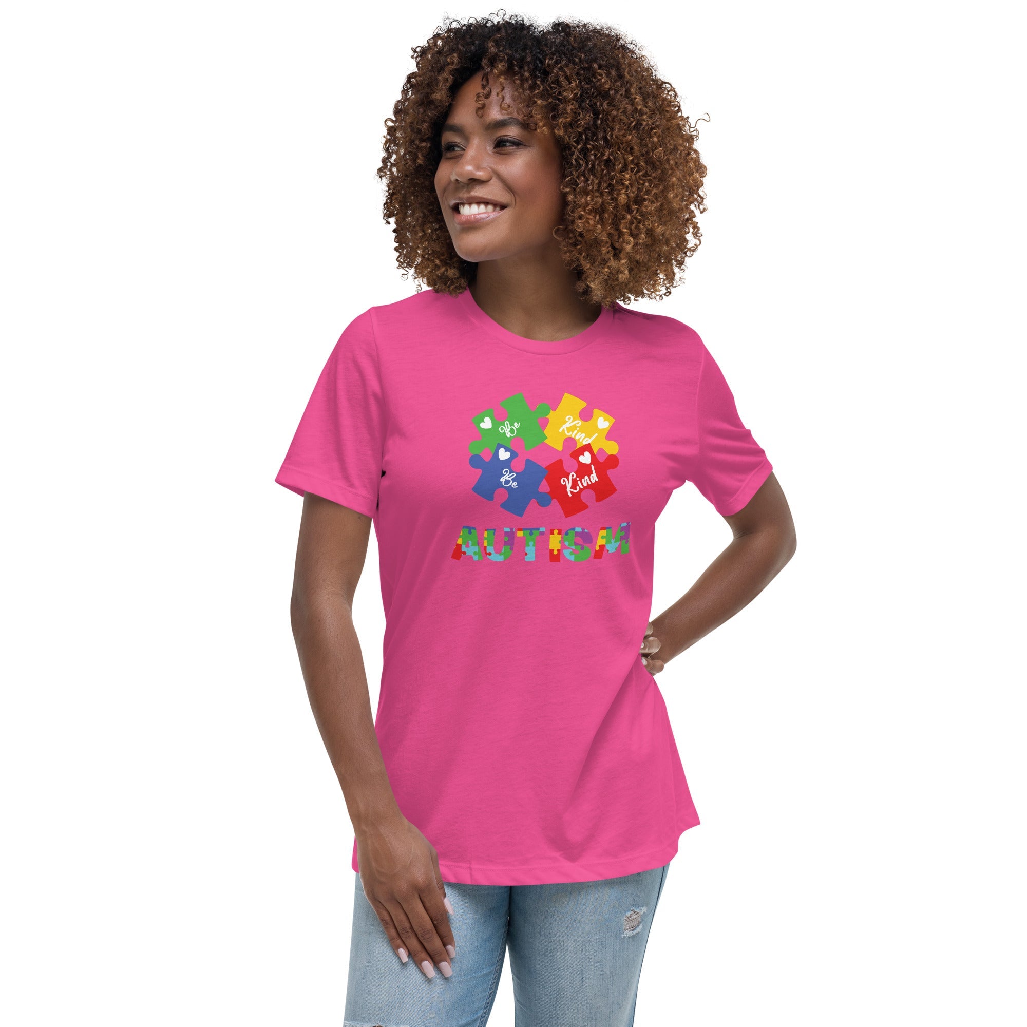 Women's Autism Be Kind Custom T-Shirt - Kicks Shoelaces