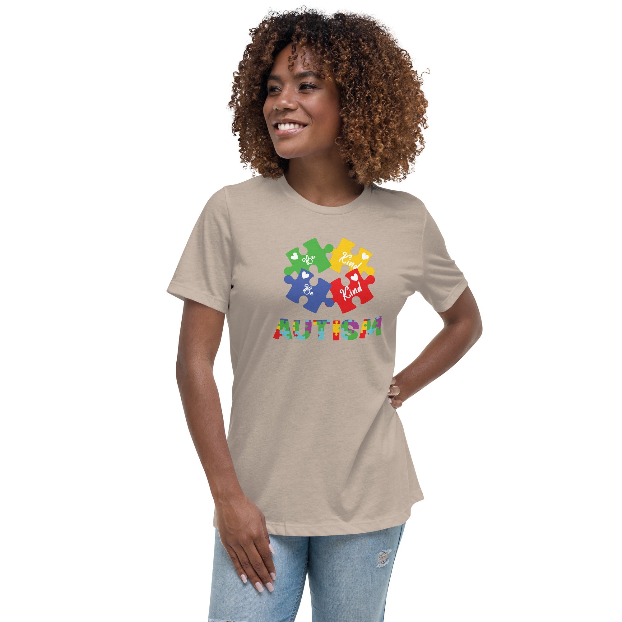 Women's Autism Be Kind Custom T-Shirt - Kicks Shoelaces