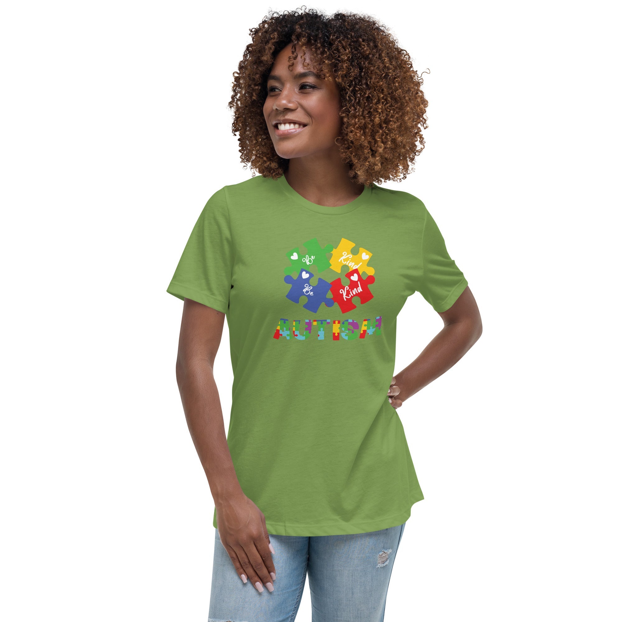 Women's Autism Be Kind Custom T-Shirt - Kicks Shoelaces