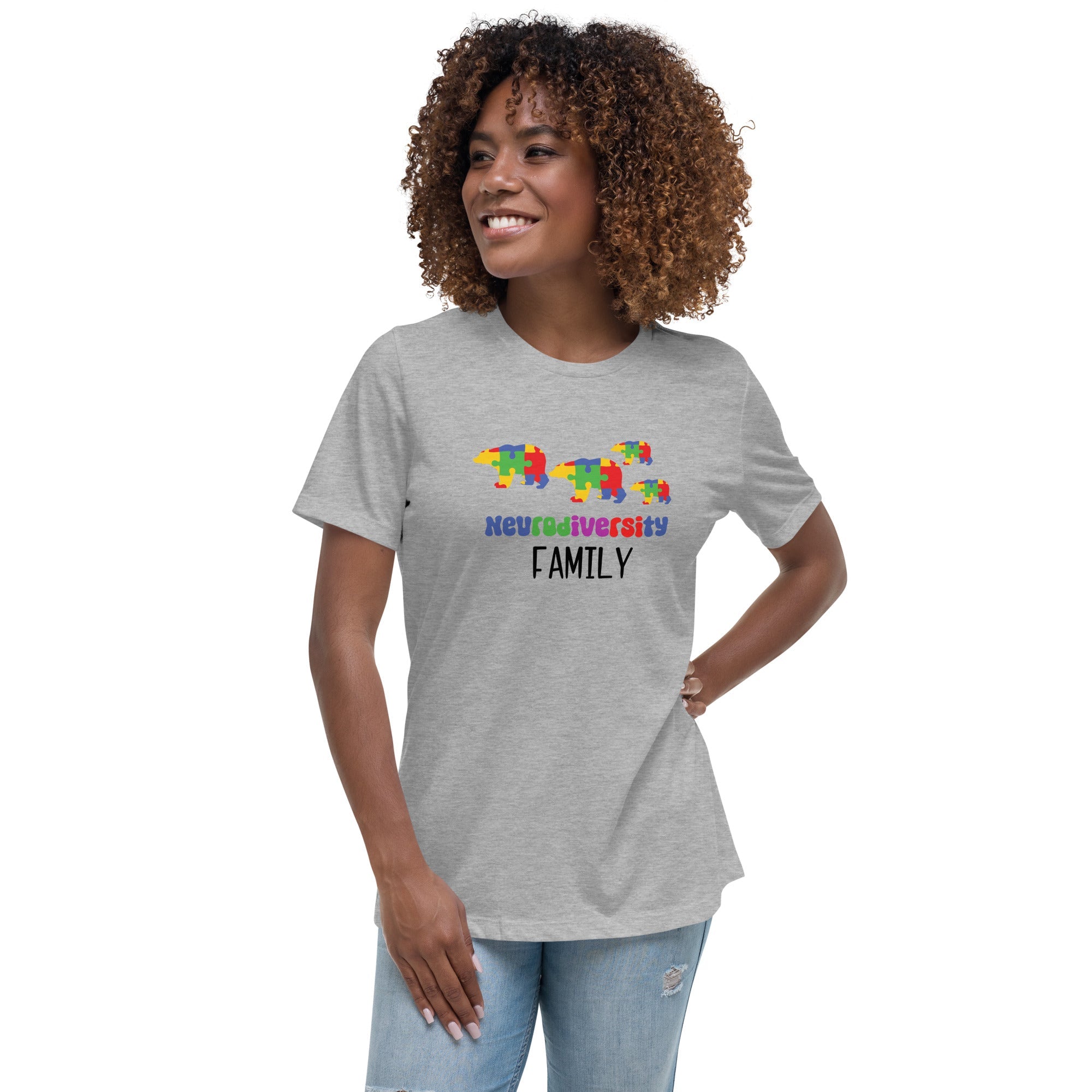 Women's Autism Family Custom T-Shirt - Kicks Shoelaces