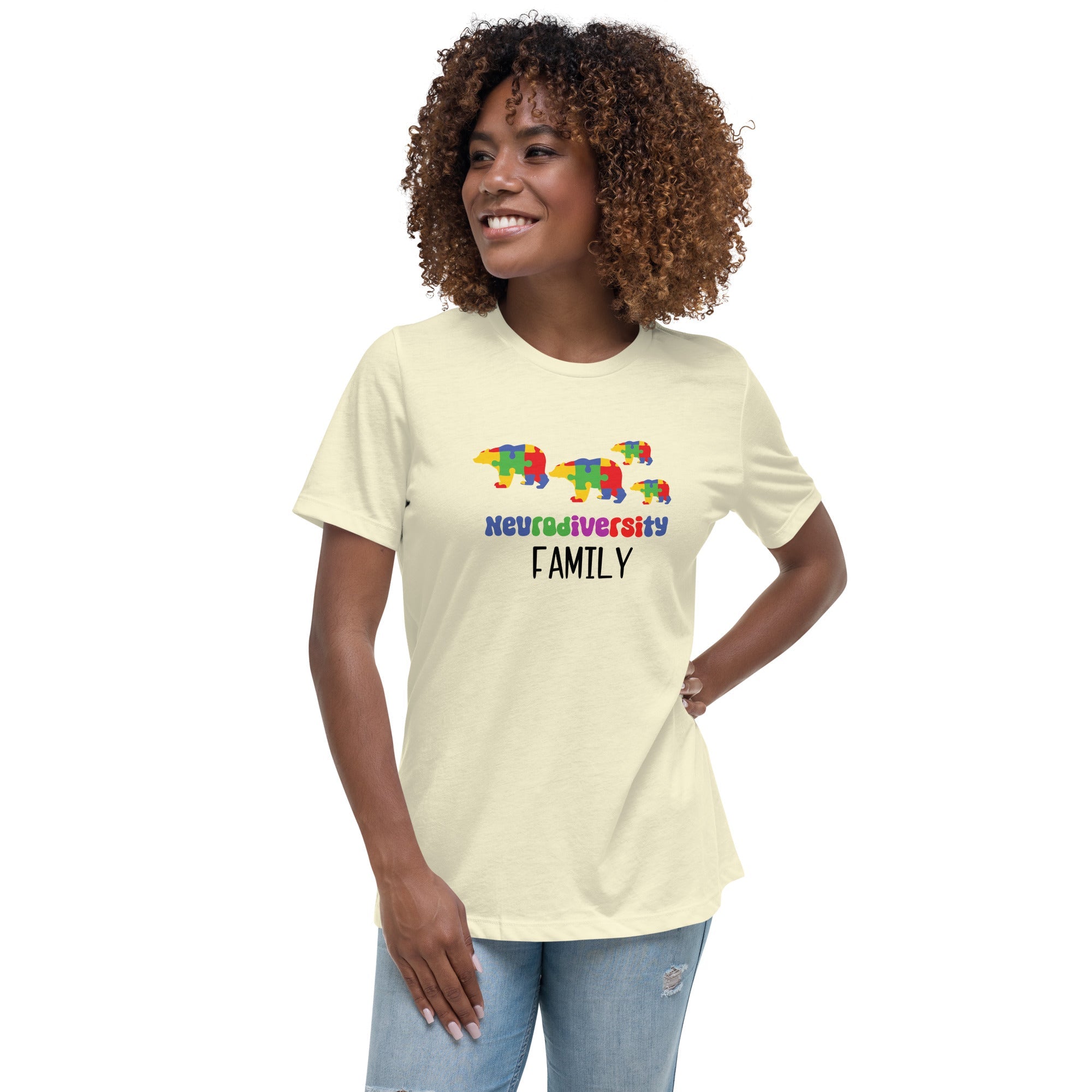 Women's Autism Family Custom T-Shirt - Kicks Shoelaces