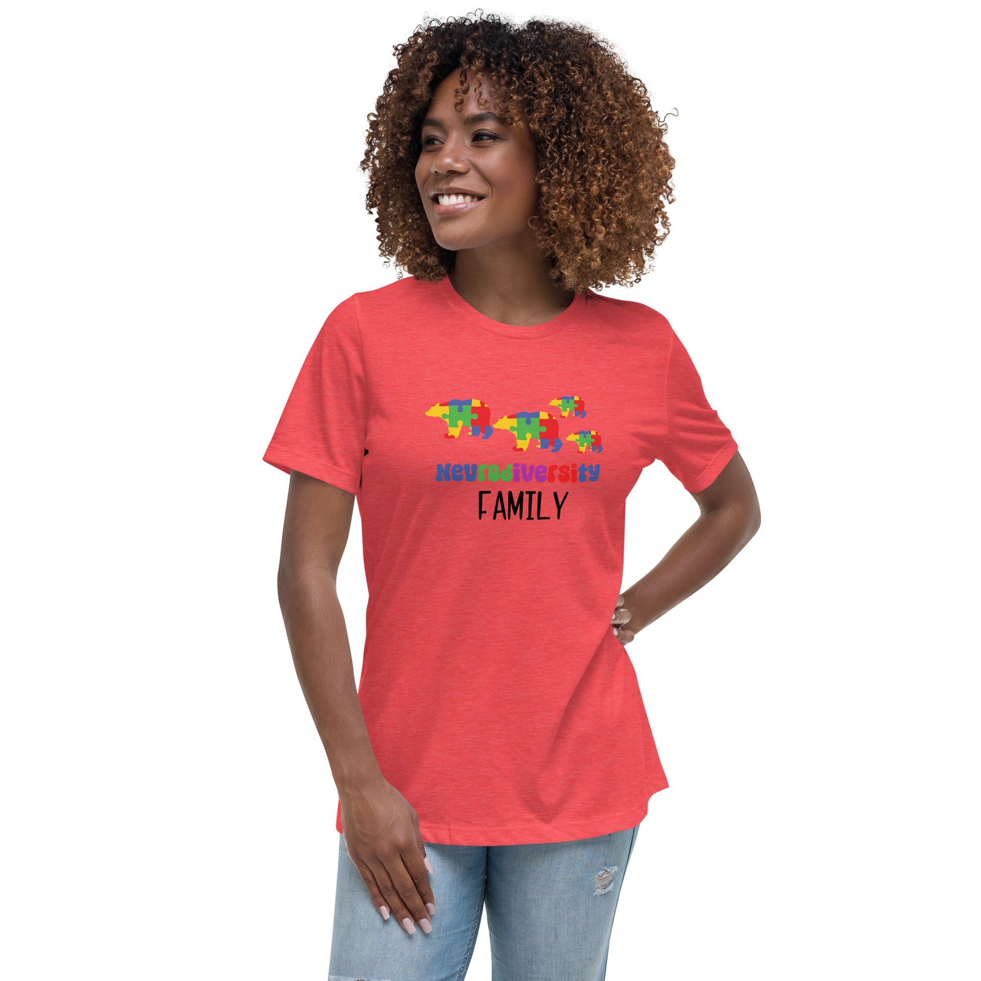 Women's Autism Family Custom T-Shirt - Kicks Shoelaces