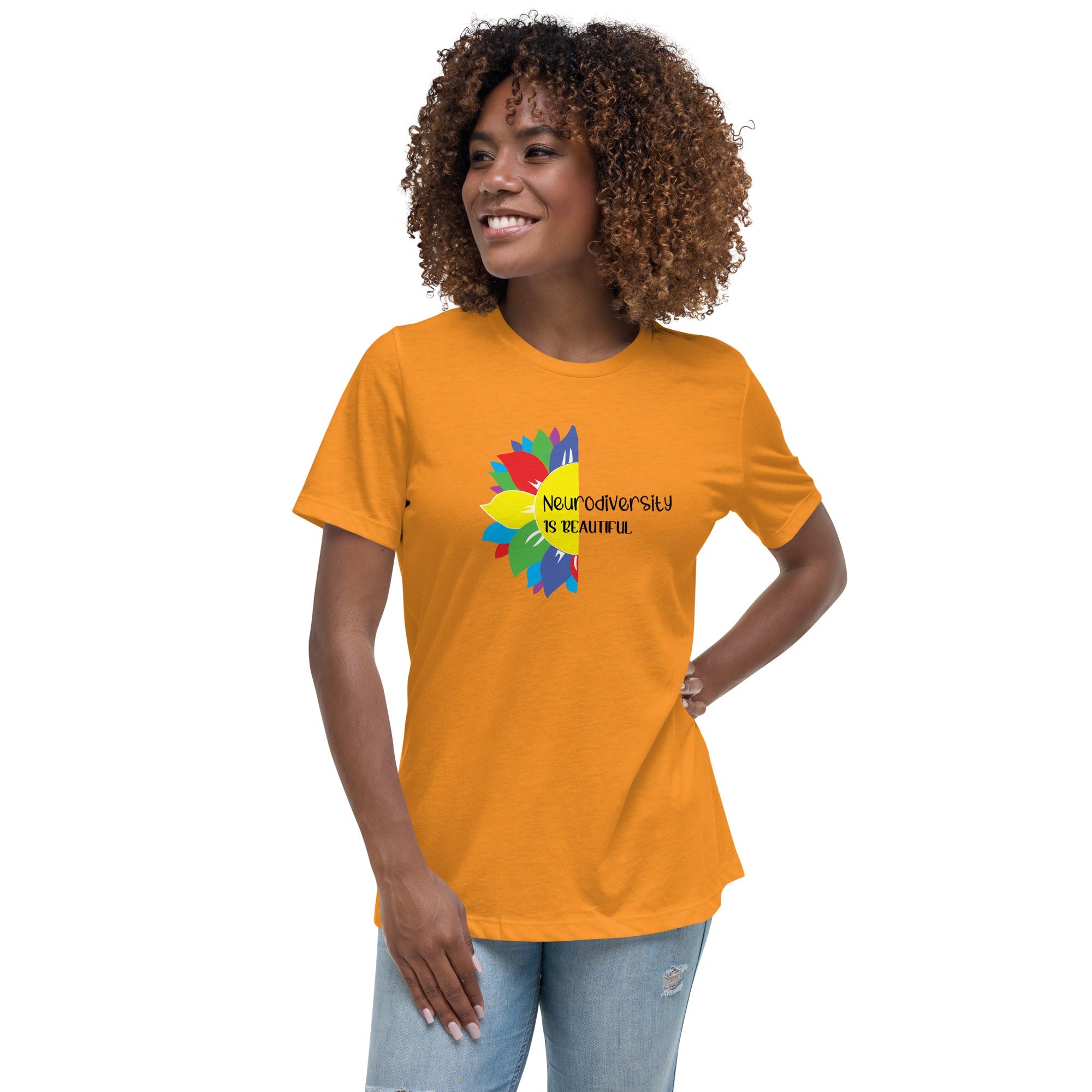 Women's Autism Flower Custom T-Shirt - Kicks Shoelaces