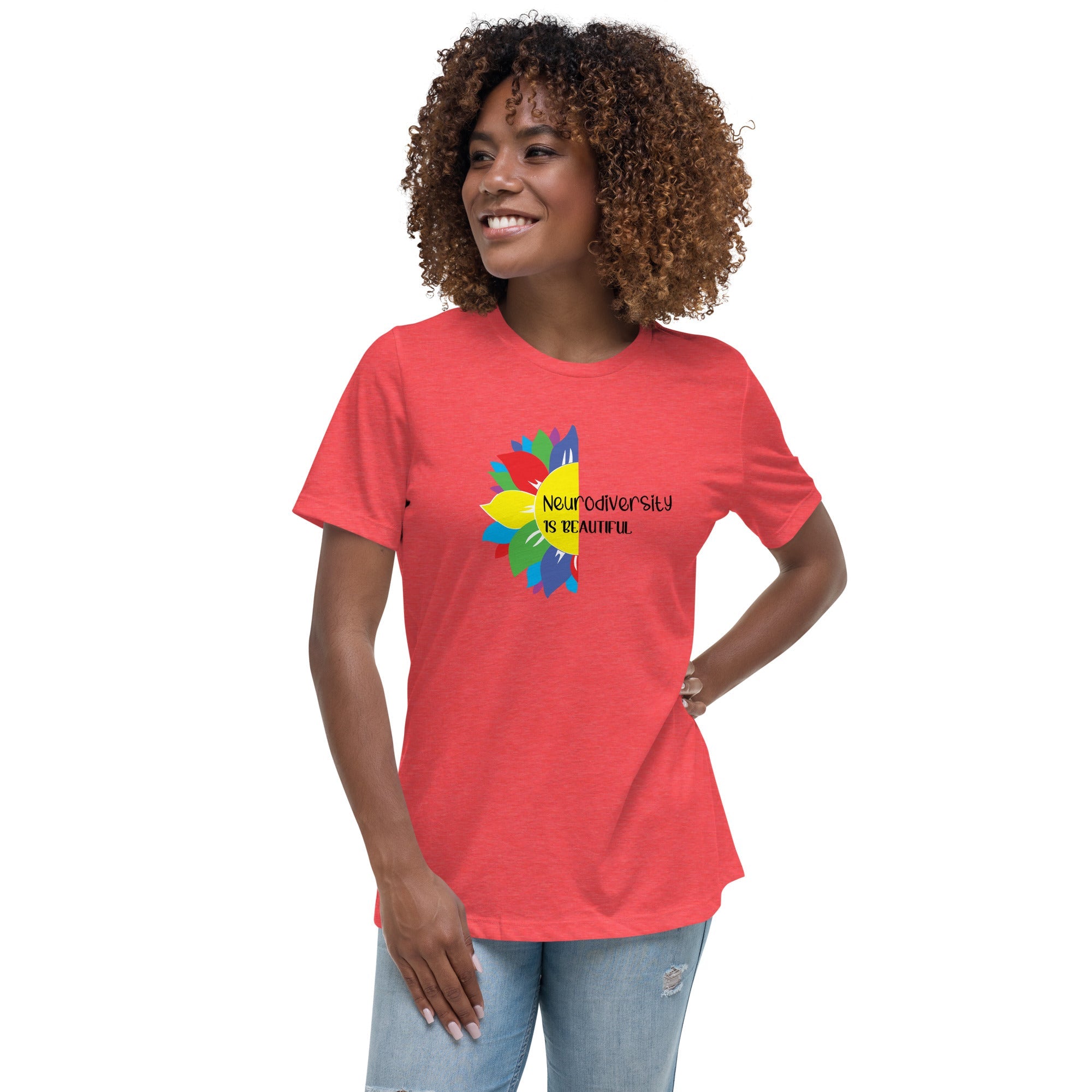 Women's Autism Flower Custom T-Shirt - Kicks Shoelaces