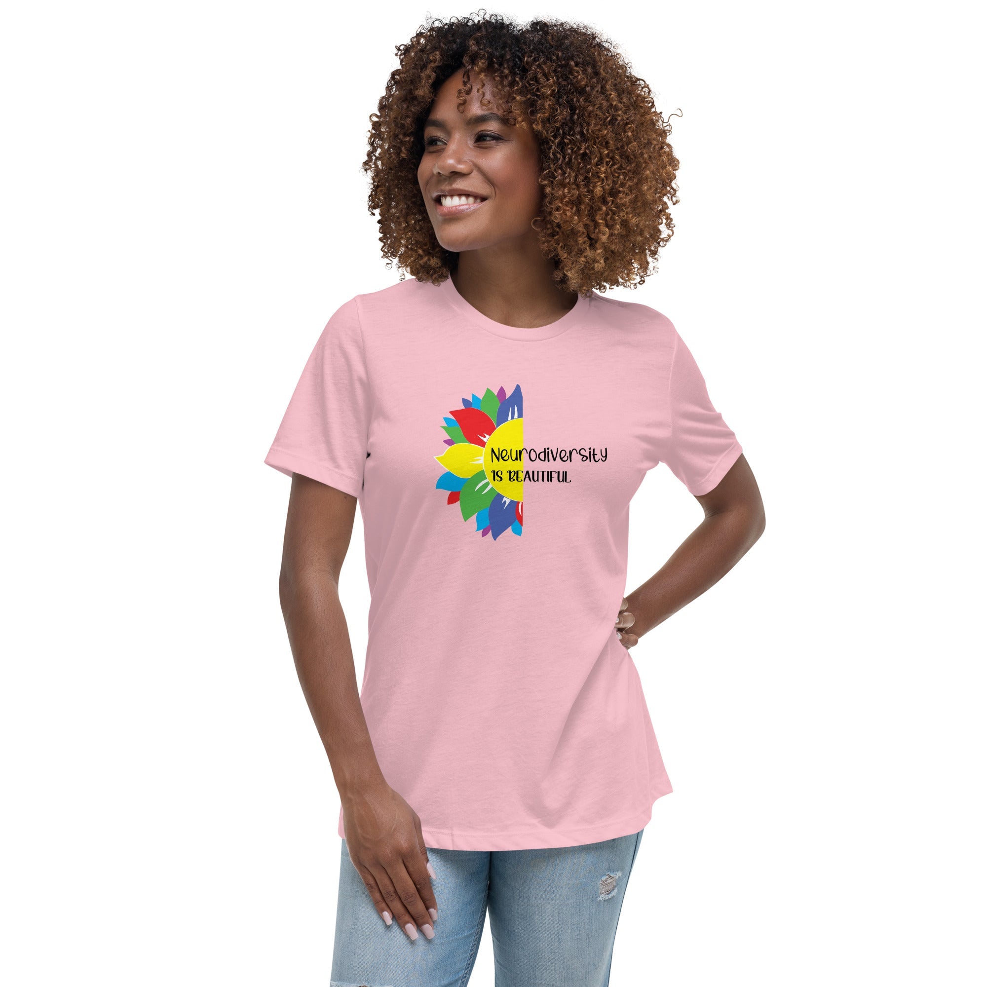 Women's Autism Flower Custom T-Shirt - Kicks Shoelaces