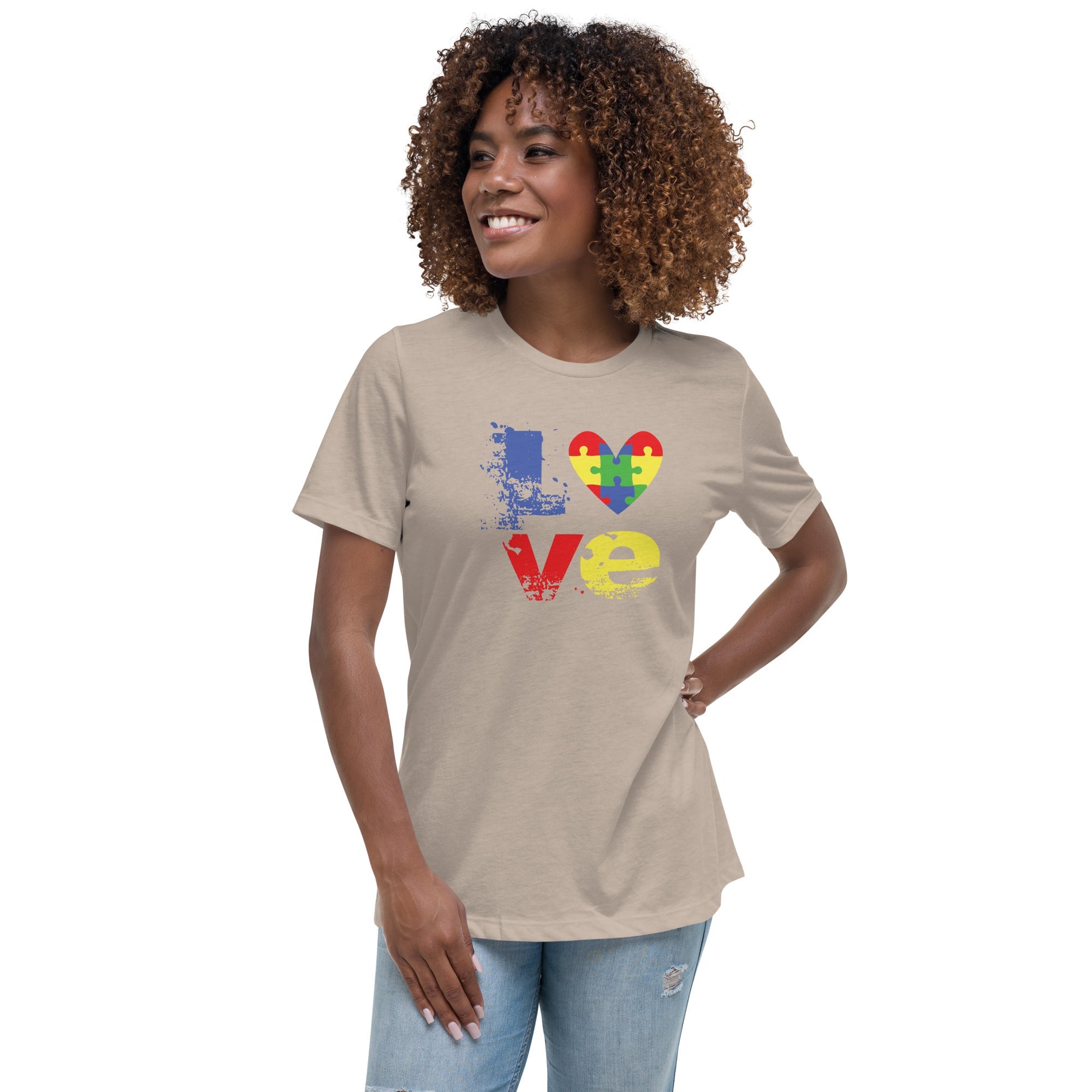 Women's Autism Love Custom T-Shirt - Kicks Shoelaces