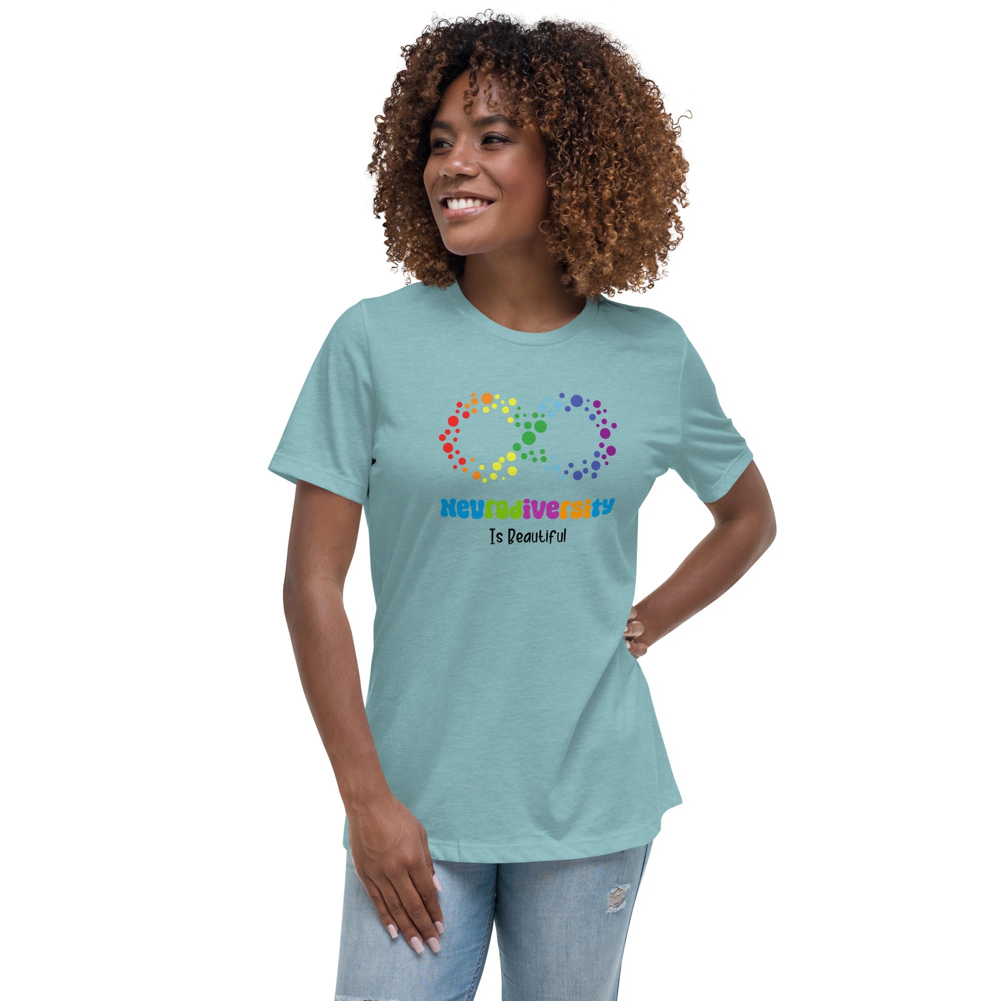 Women's Autism Neurodiversity Custom T-Shirt - Kicks Shoelaces