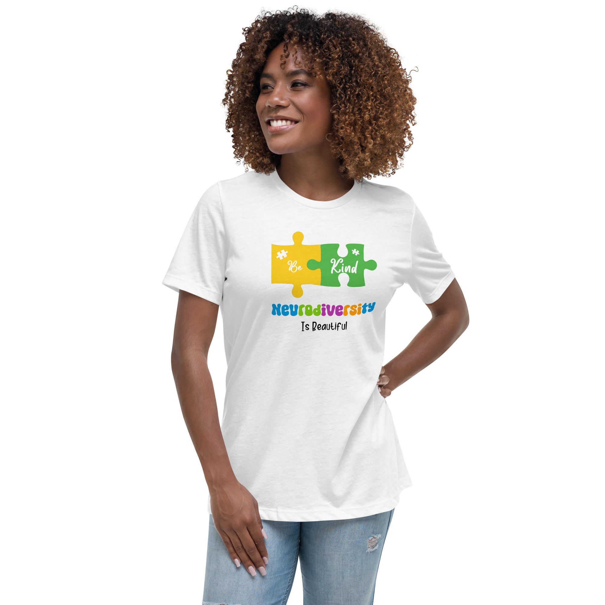 Women's Autism NT Custom T-Shirt - Kicks Shoelaces