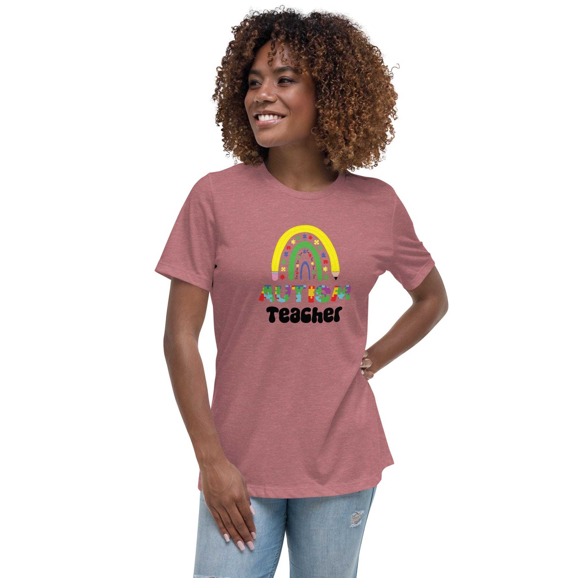 Women's Autism Teacher Custom T-Shirt - Kicks Shoelaces