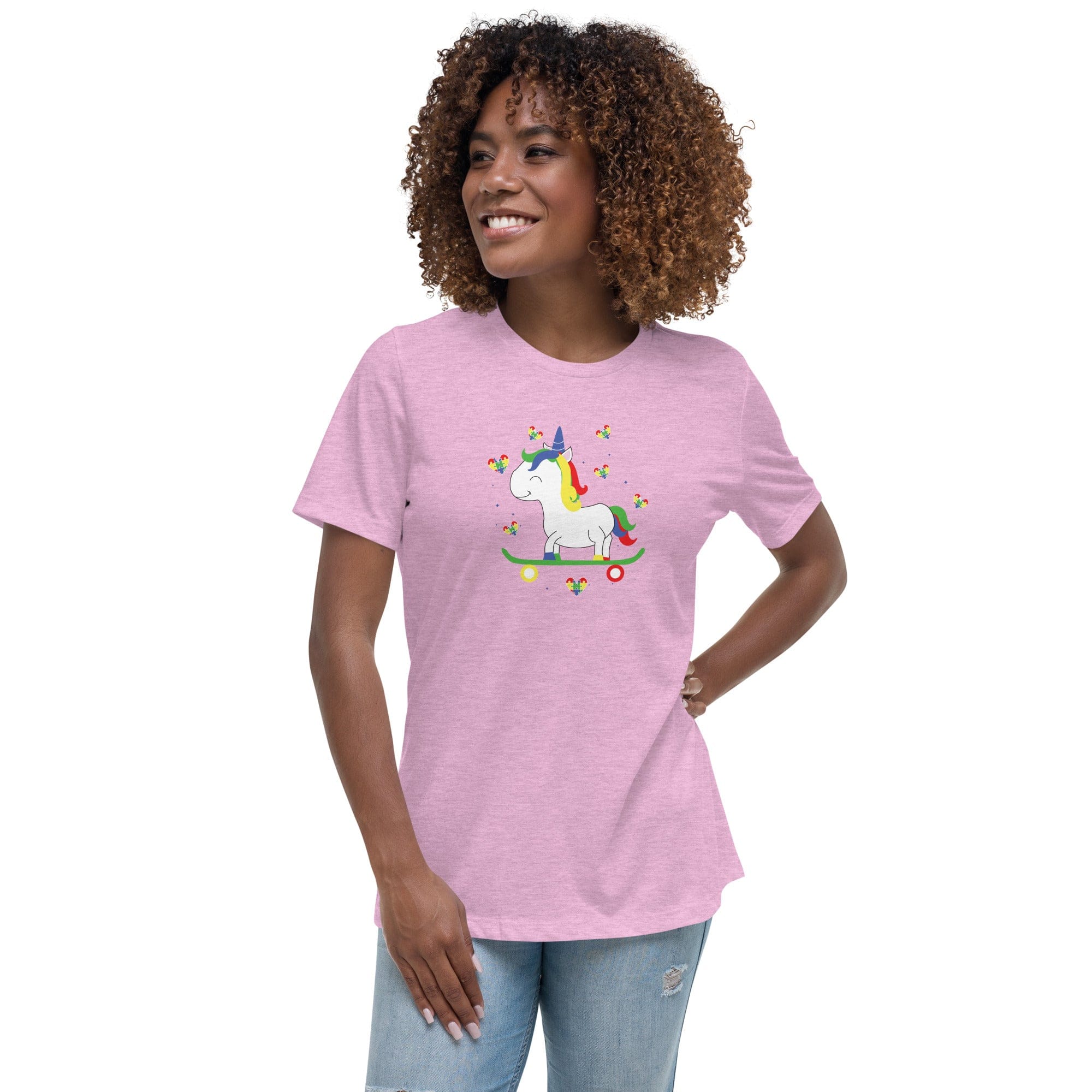 Women's Autism Unicorn Custom T-Shirt - Kicks Shoelaces