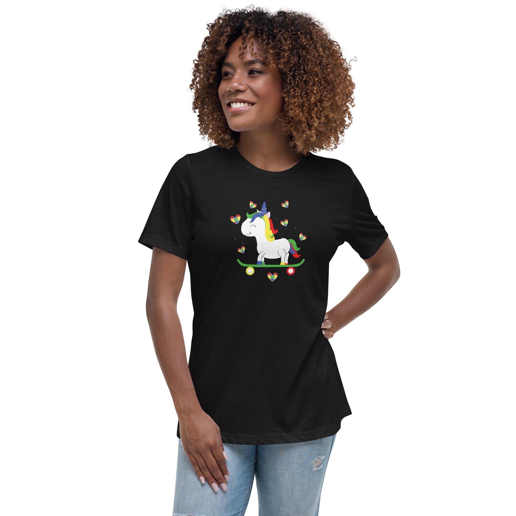 Women's Autism Unicorn Custom T-Shirt - Kicks Shoelaces