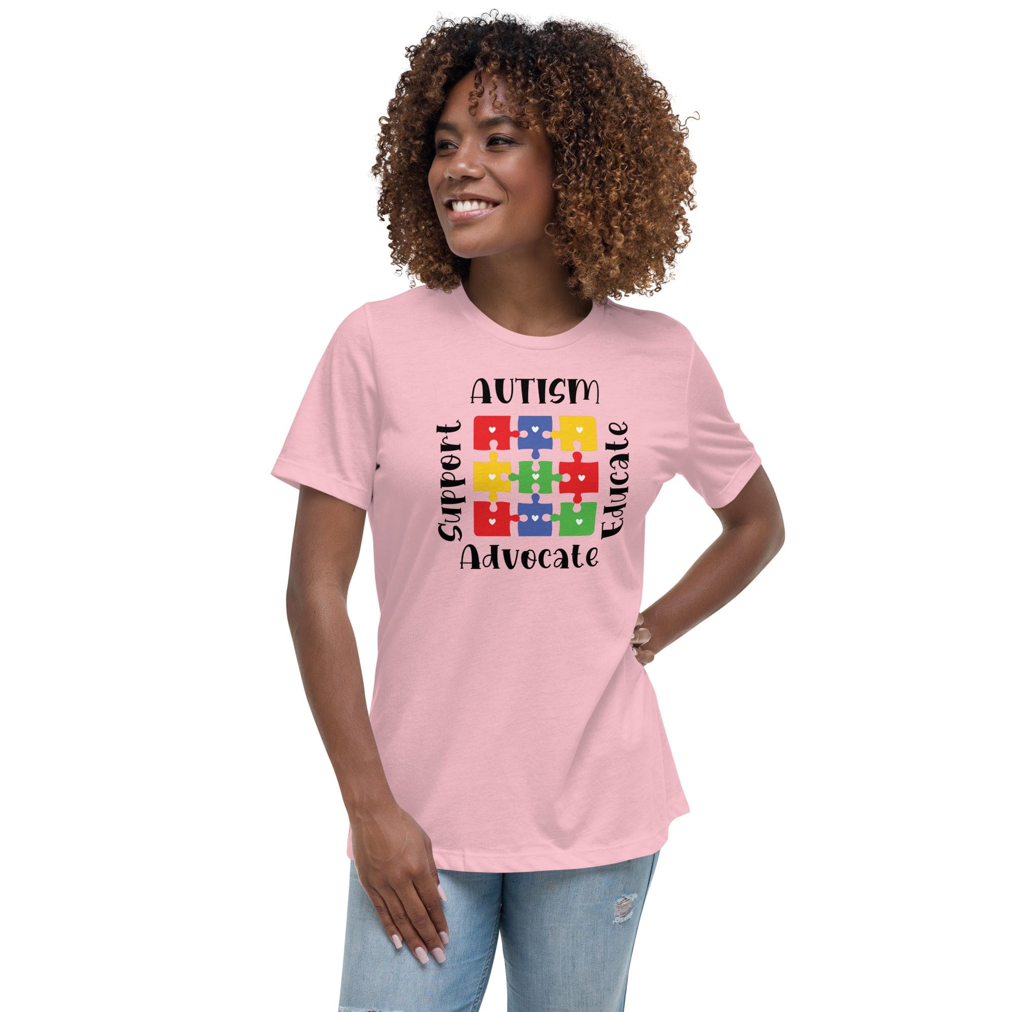 Womens Autism Support Custom T-Shirt - Kicks Shoelaces