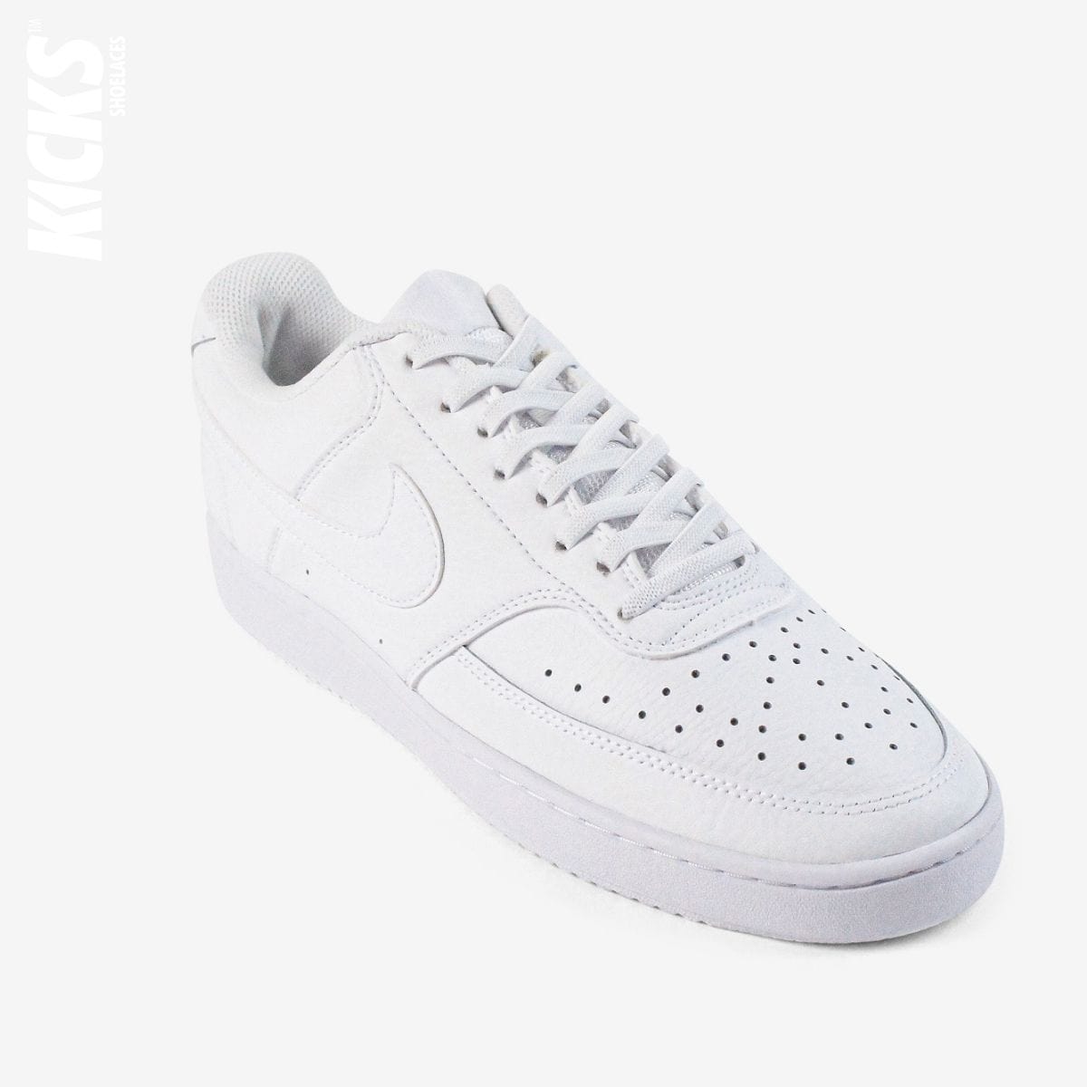 no-tie-shoelaces-with-white-laces-on-nike-white-sneakers-by-kicks-shoelaces