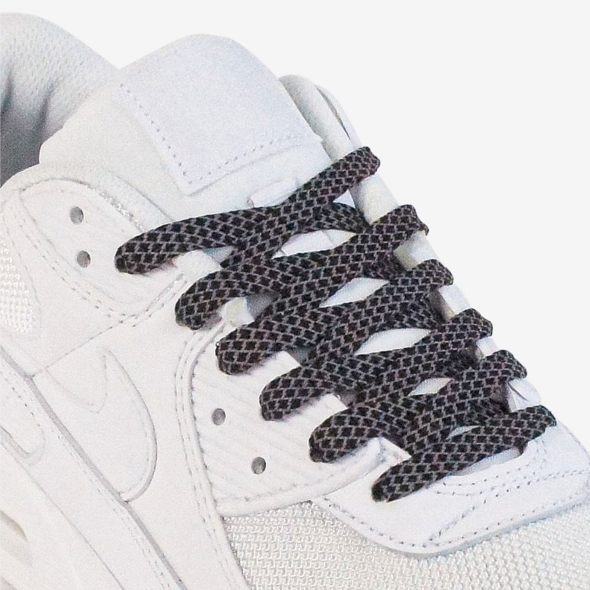 reflective-flat-shoelaces-in-black-suitable-for-popular-sneakers